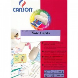 Kάρτες σημειώσεων Canson 200g