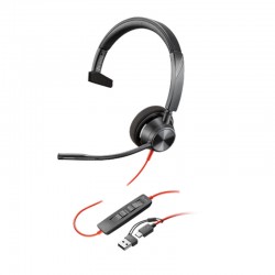 Poly Blackwire 3310 USB-C/Α Headset
